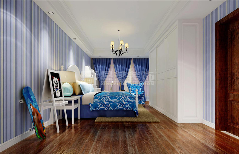 嘉和城高迪山280平男孩房裝修效果圖