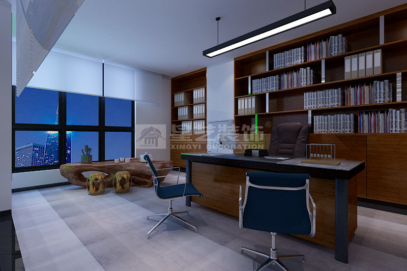 歐日電梯公司1300平休閑區(qū)裝修設計效果圖