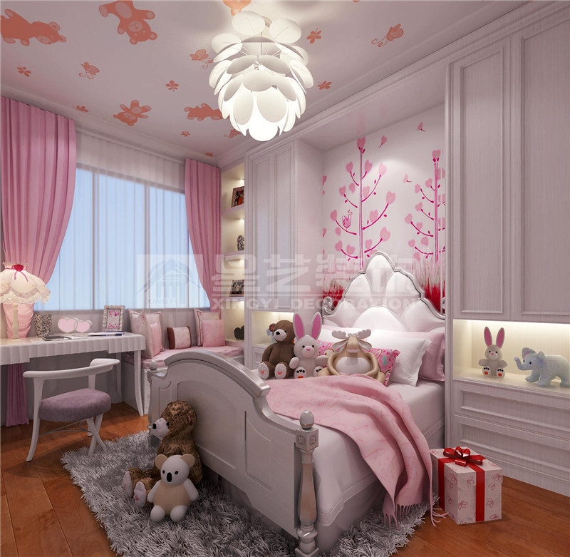 江灣山語(yǔ)城150平現(xiàn)代簡(jiǎn)約小孩房裝修效果圖