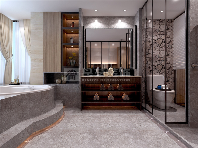 榮和大地600平現(xiàn)代風(fēng)格衛(wèi)生間裝修效果圖