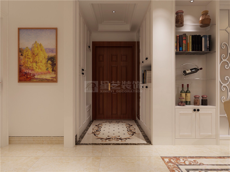 霖峰壹號120平入戶玄關裝修效果圖