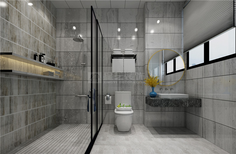 萬(wàn)達(dá)茂140平衛(wèi)生間裝修效果圖