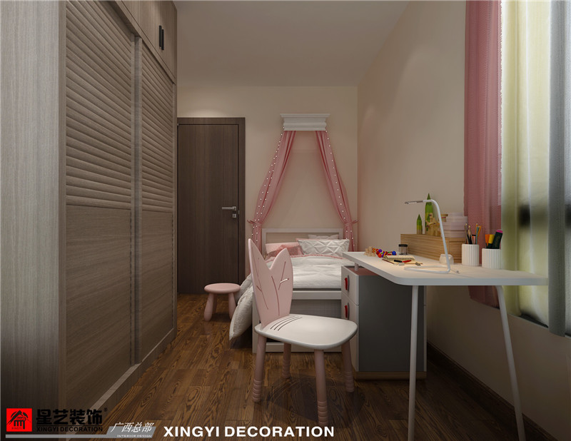 保利領繡前城85平兒童房裝修效果圖