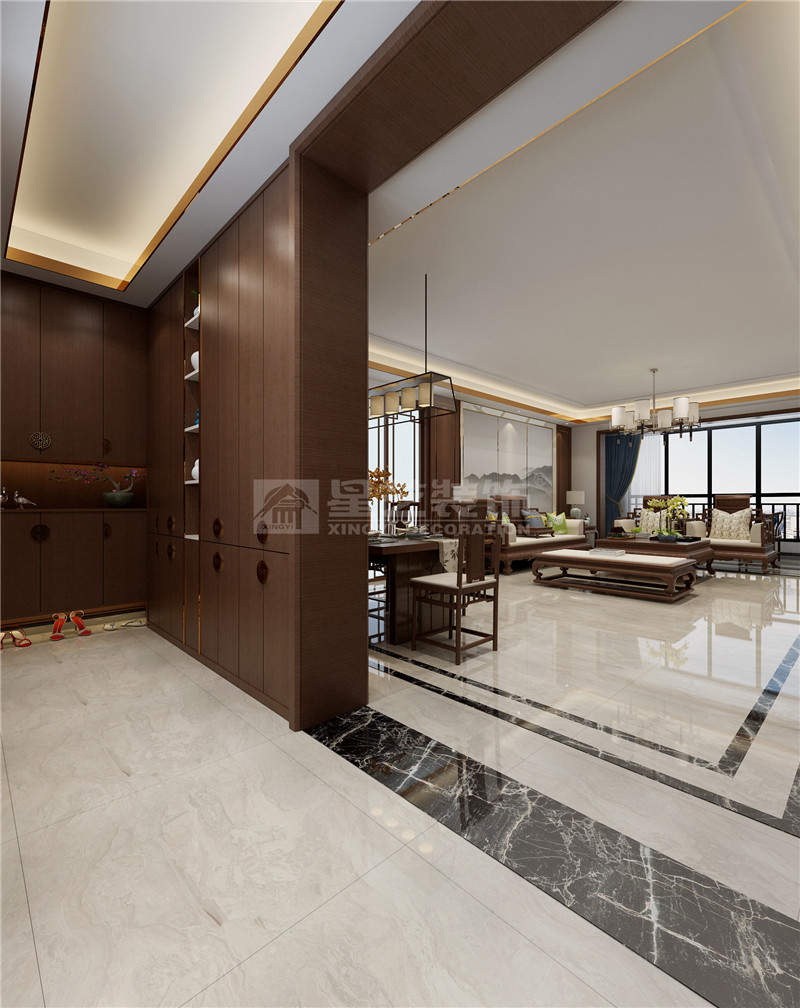 廣源國際180平入戶裝修效果圖