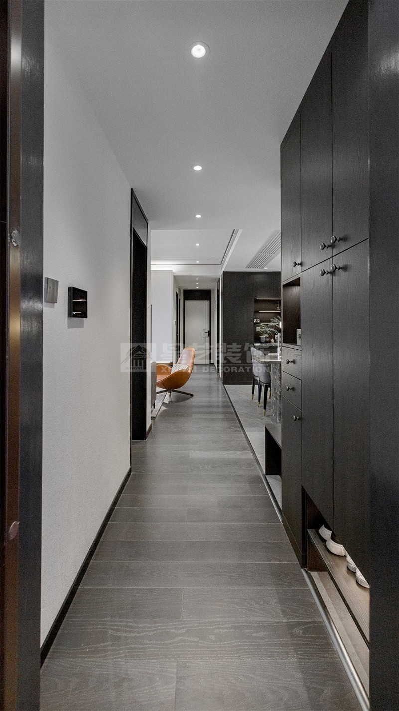 嘉和城120平玄關(guān)裝修實景圖