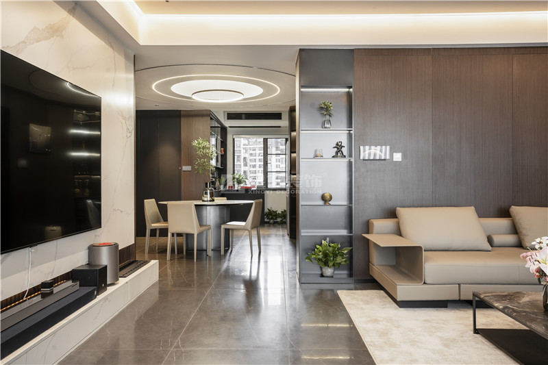 冠江墅 150平客餐廳裝修實(shí)景圖