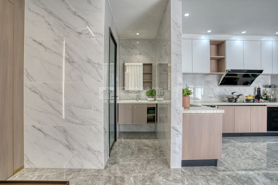 招商十里云裳160平新中式衛(wèi)生間實(shí)景