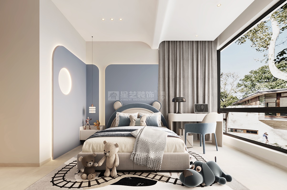 建發(fā)和璽105平現(xiàn)代風(fēng)格兒童房裝修效果圖