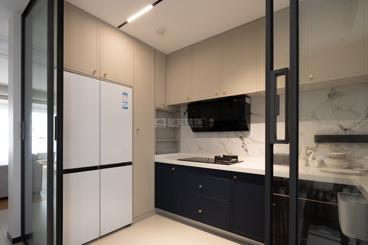 江山璟原270平現(xiàn)代奶油風(fēng)格廚房裝修實(shí)景