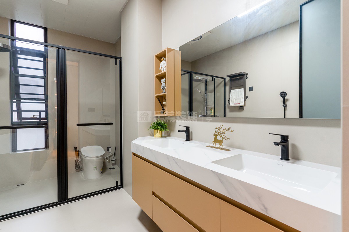 美泉1612  230平現(xiàn)代風(fēng)格衛(wèi)生間裝修實(shí)景
