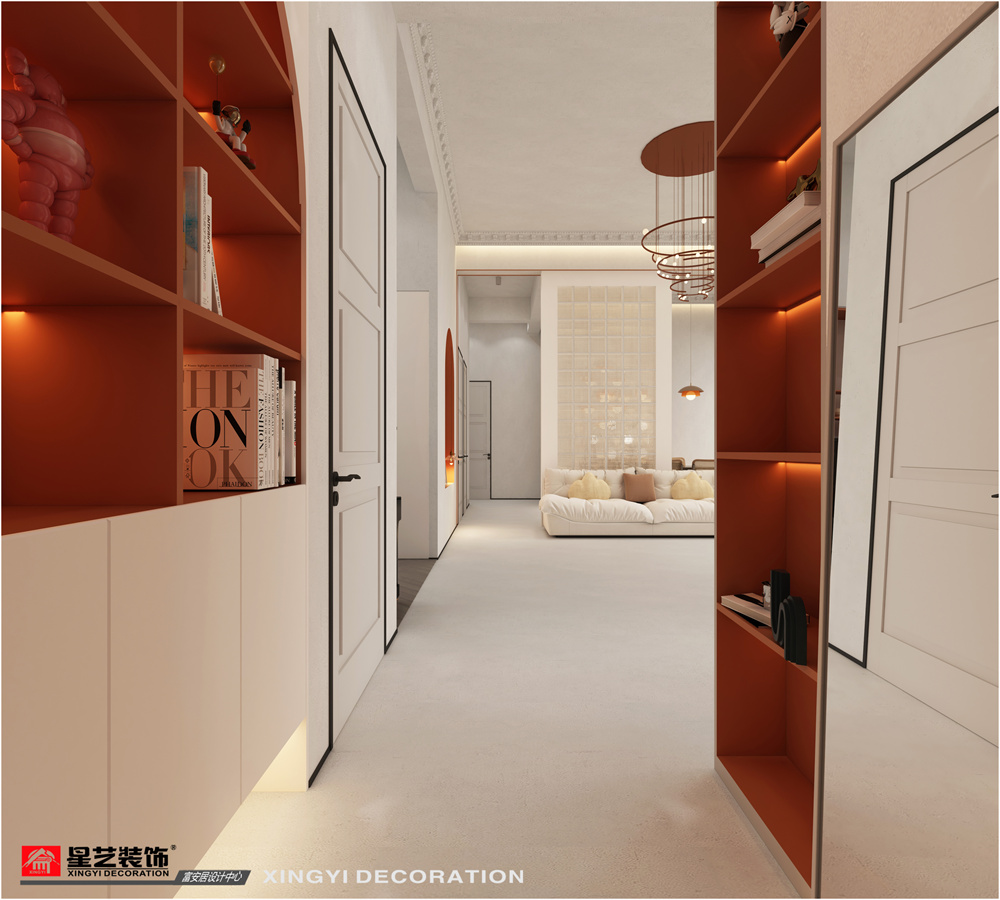 和順園139平現(xiàn)代簡(jiǎn)約入戶(hù)裝修效果