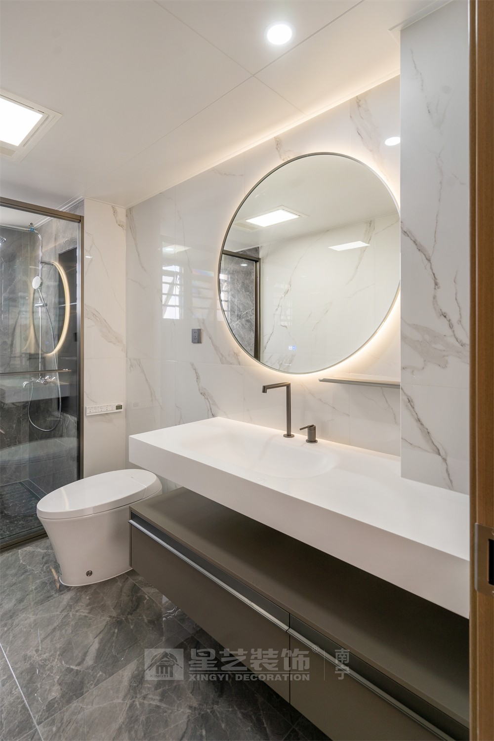 維也納森林126平衛(wèi)生間裝修完工實景