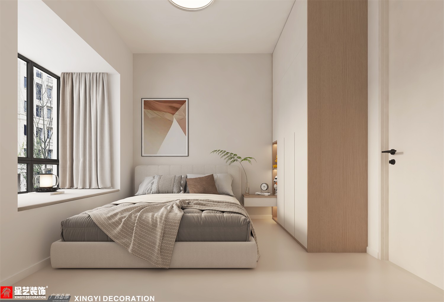 銀光御品126平現(xiàn)代簡(jiǎn)約臥室裝修效果圖