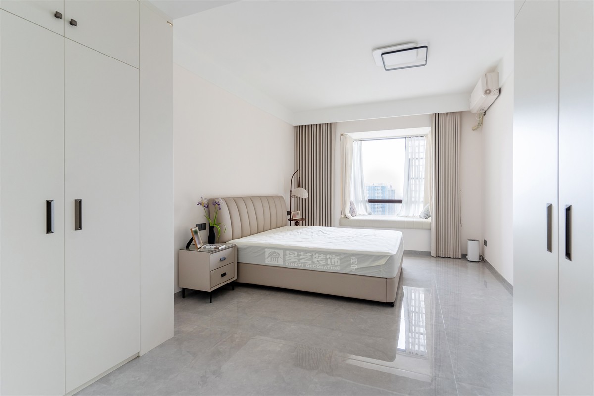 電力勘察院140平中古風臥室裝修完工實景