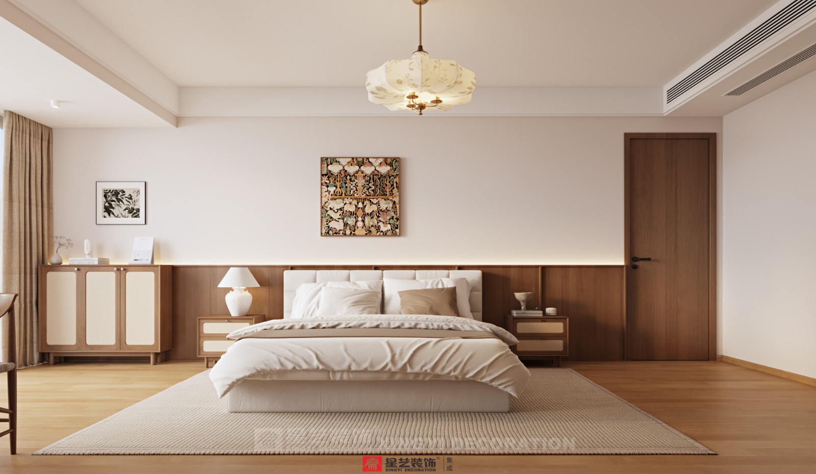 建發(fā)養(yǎng)云180平現(xiàn)代風(fēng)格臥室裝修效果圖