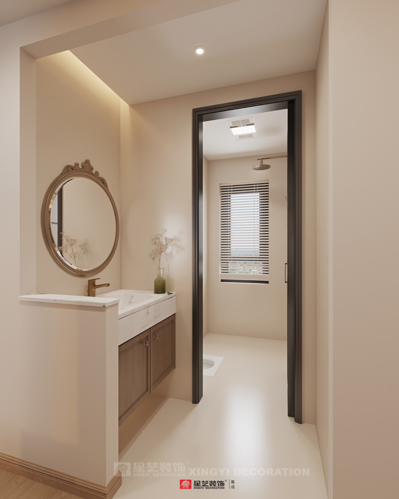 建發(fā)養(yǎng)云180平現(xiàn)代風(fēng)格衛(wèi)生間裝修效果圖