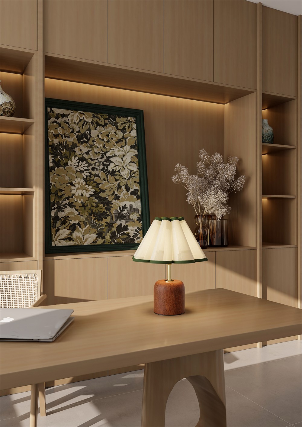 建工城140平現(xiàn)代風(fēng)格書(shū)房裝修效果圖