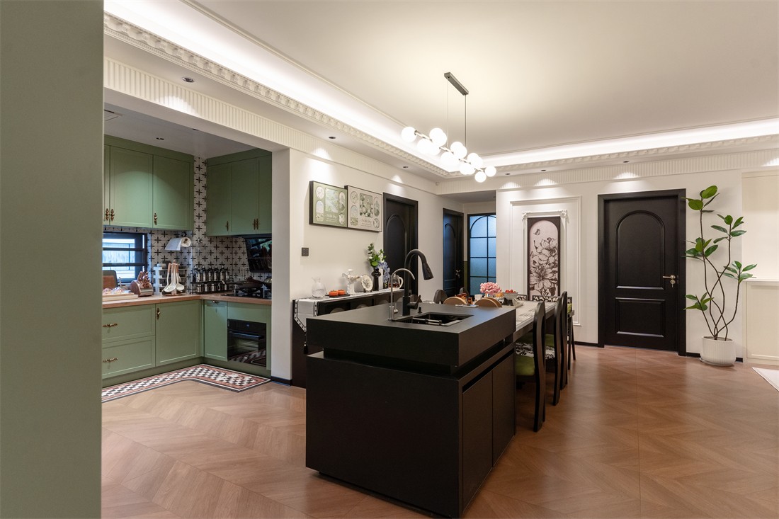 山漸青151平法式餐廳裝修完工實景圖