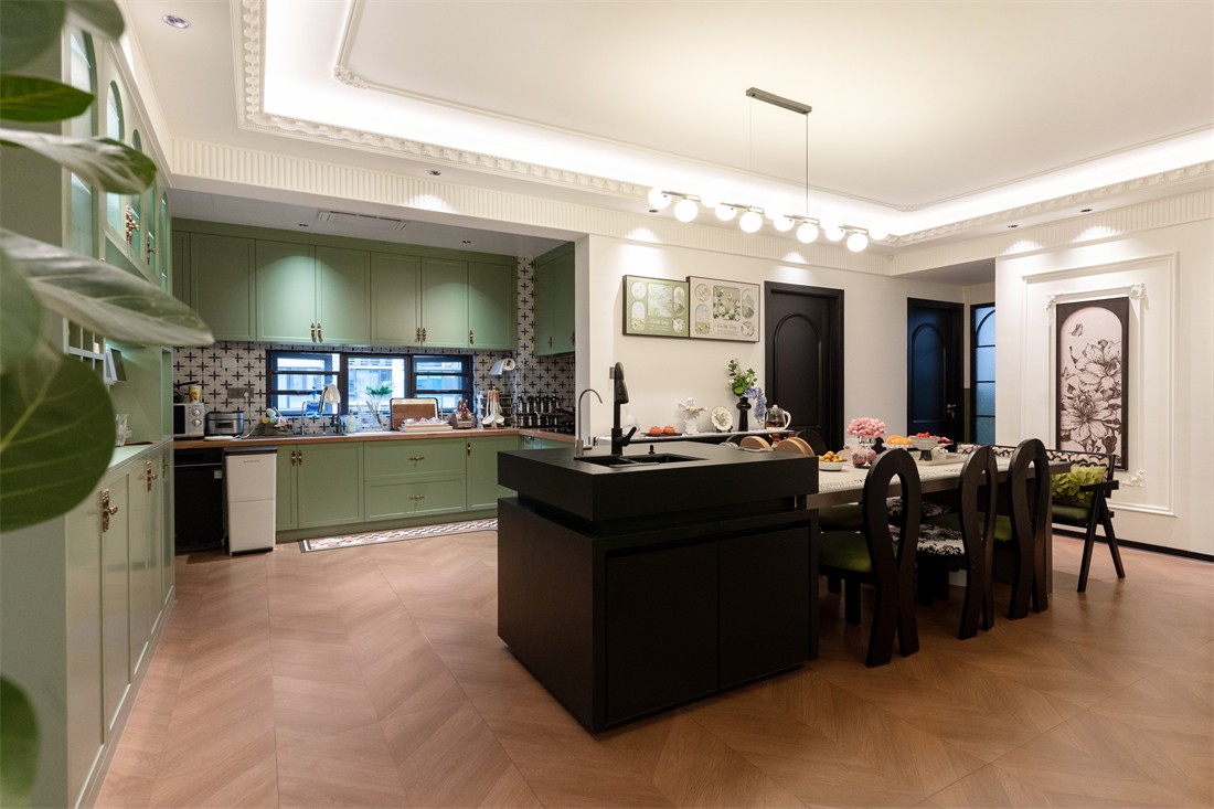 山漸青151平法式餐廳裝修完工實景圖