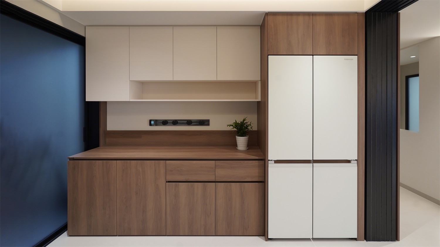 北投溪境119平中古風(fēng)廚房裝修完工實(shí)景圖