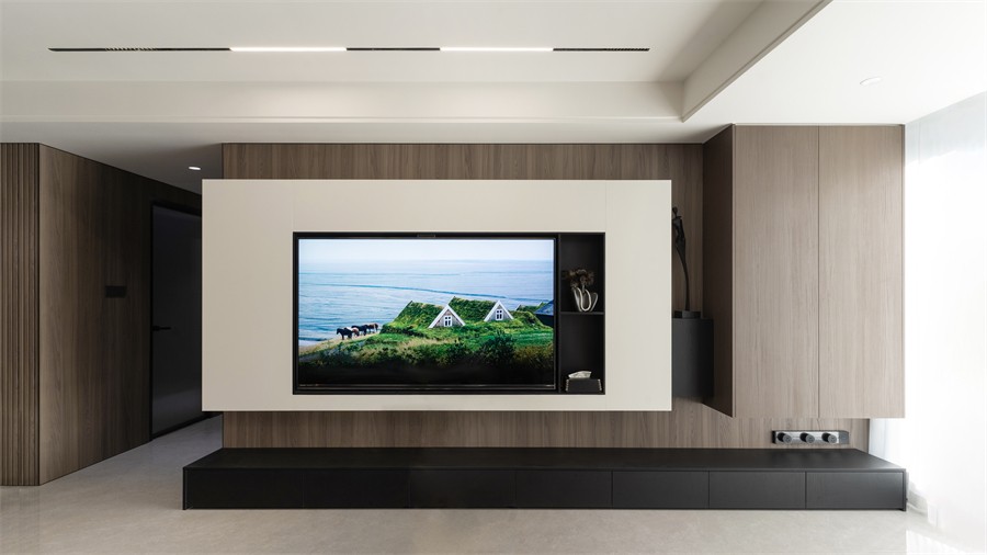 錦官府100平客廳裝修完工實(shí)景圖