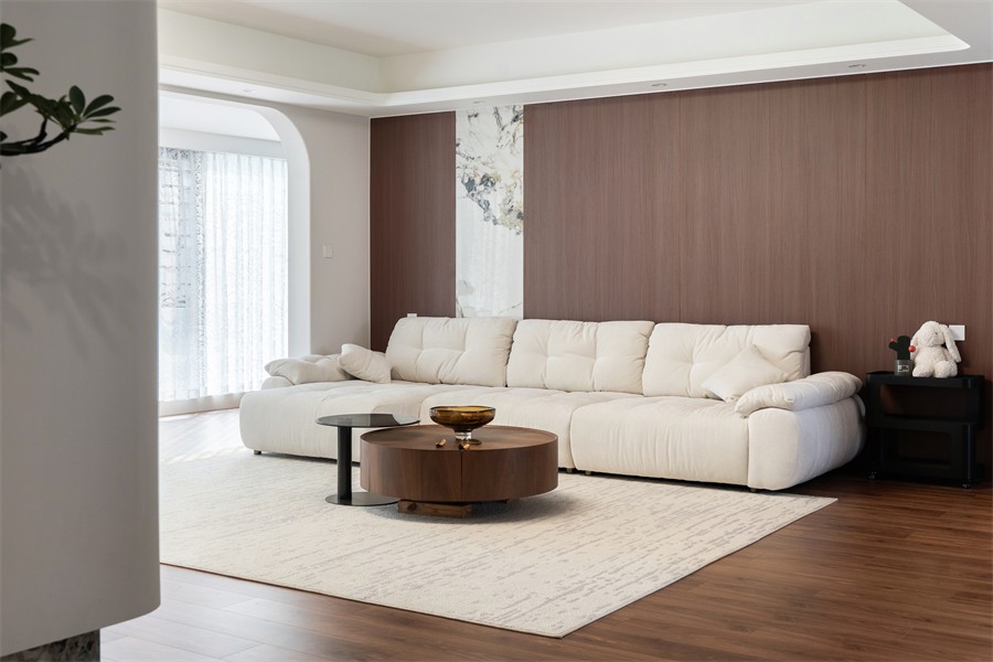 建發(fā)養(yǎng)云184平現(xiàn)代風(fēng)格客廳裝修完工實景圖