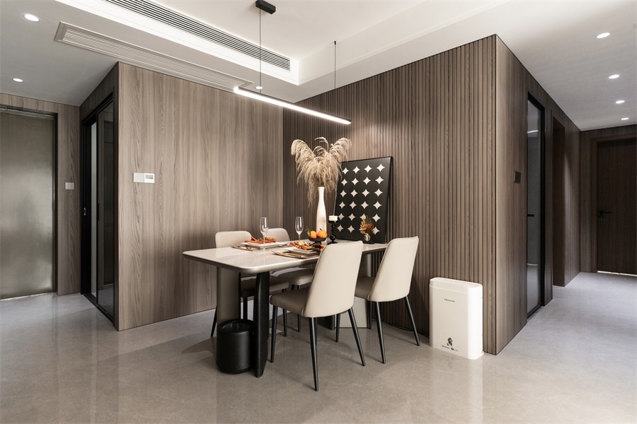 錦官府100平餐廳裝修完工實(shí)景圖