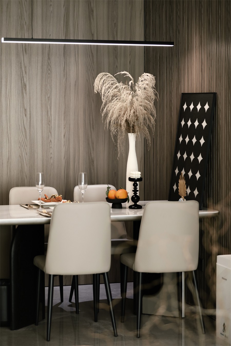 錦官府100平餐廳裝修完工實(shí)景圖